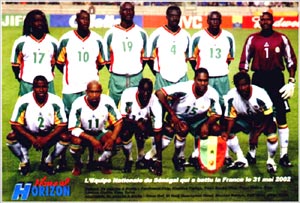 les lions face aux coqs en 2002